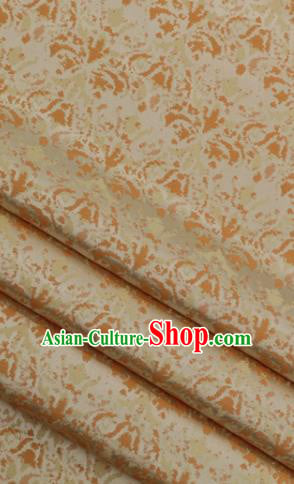 Chinese Classical Orange Flowers Pattern Design Song Brocade Fabric Asian Traditional Silk Material Chinese Classical Orange Flowers Pattern Design Song Brocade Fabric Asian Traditional Silk Material