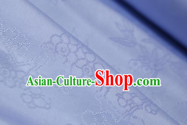 Chinese Classical Plum Pattern Design Lilac Mulberry Silk Fabric Asian Traditional Cheongsam Silk Material Chinese Classical Plum Pattern Design Lilac Mulberry Silk Fabric Asian Traditional Cheongsam Silk Material
