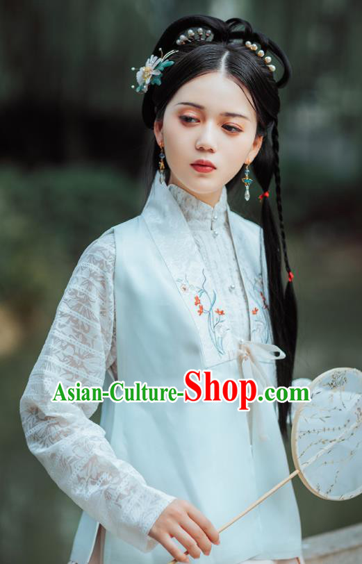 Chinese Ancient Noble Lady Embroidered Dress Traditional Ming Dynasty Nobility Costumes for Women Chinese Ancient Noble Lady Embroidered Dress Traditional Ming Dynasty Nobility Costumes for Women