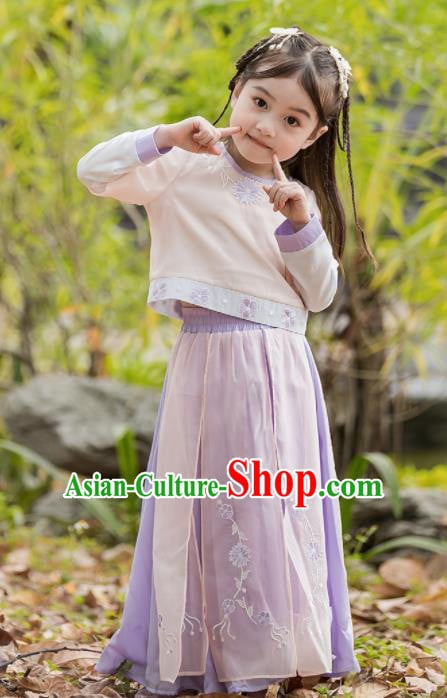 Chinese Traditional Girls Costume Ancient Princess Hanfu Dress for Kids Chinese Traditional Girls Costume Ancient Princess Hanfu Dress for Kids