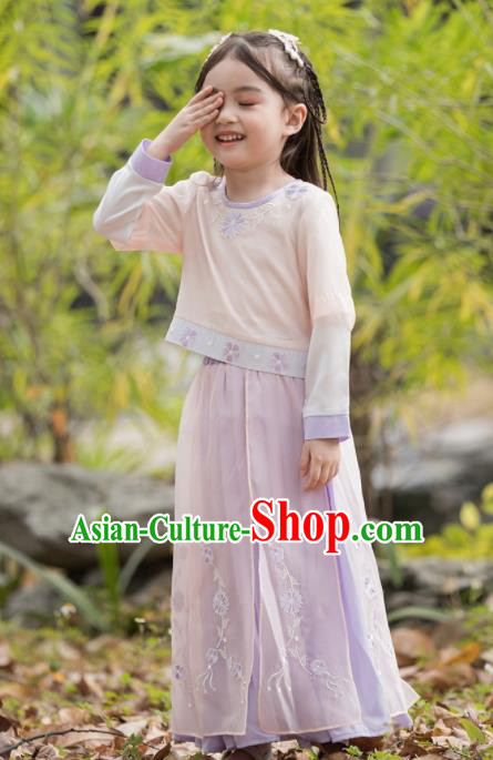 Chinese Traditional Girls Costume Ancient Princess Hanfu Dress for Kids Chinese Traditional Girls Costume Ancient Princess Hanfu Dress for Kids