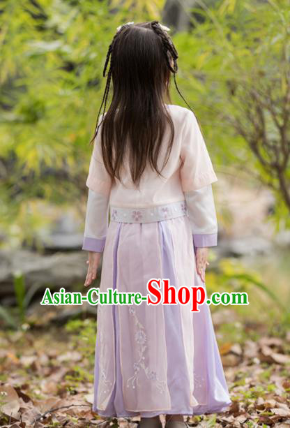 Chinese Traditional Girls Costume Ancient Princess Hanfu Dress for Kids Chinese Traditional Girls Costume Ancient Princess Hanfu Dress for Kids
