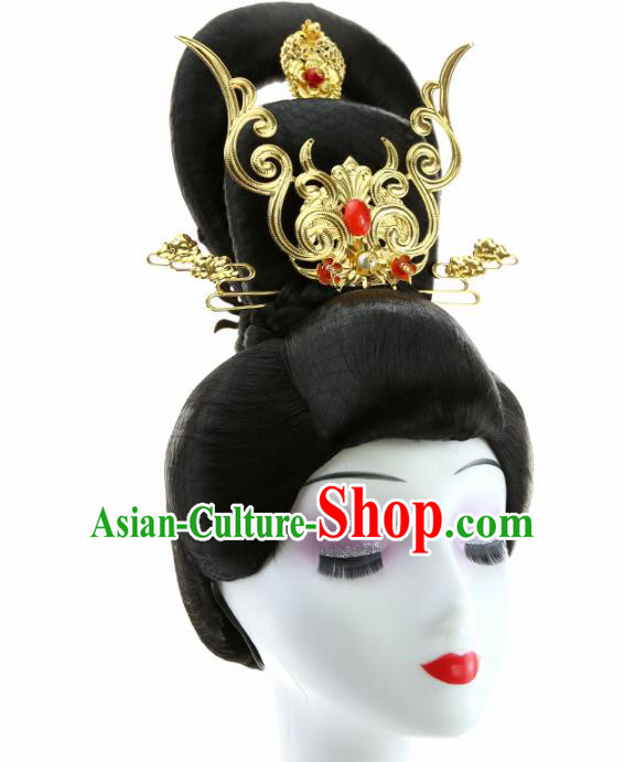 Chinese Classical Wedding Hair Accessories Ancient Bride Hair Crown Hairpins for Women Chinese Classical Wedding Hair Accessories Ancient Bride Hair Crown Hairpins for Women