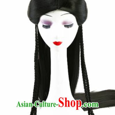 Chinese Ancient Princess Wigs Hair Accessories Drama Goddess Chignon for Women