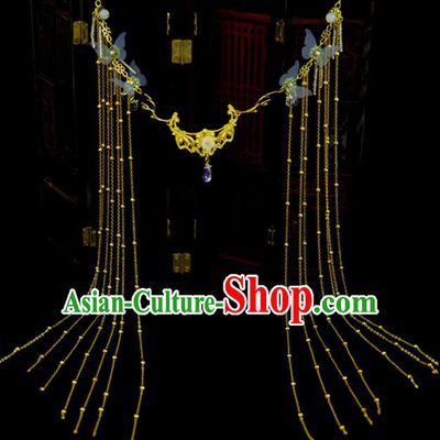 Chinese Ancient Princess Eyebrows Pendant Traditional Classical Dance Hair Accessories for Women