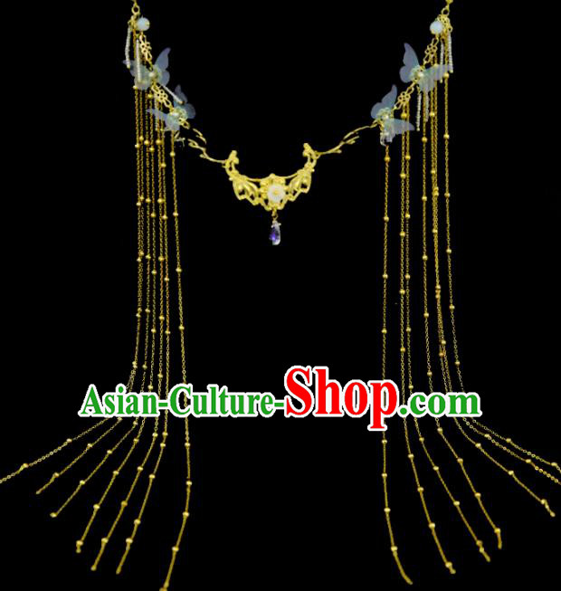 Chinese Ancient Princess Eyebrows Pendant Traditional Classical Dance Hair Accessories for Women Chinese Ancient Princess Eyebrows Pendant Traditional Classical Dance Hair Accessories for Women