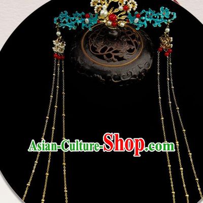 Chinese Ancient Princess Pine Hair Crown Traditional Classical Dance Hair Accessories for Women
