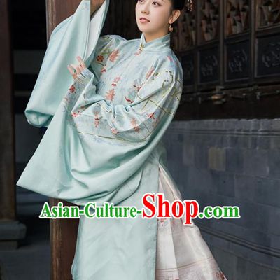 Chinese Ancient Imperial Concubine Long Blouse and Skirt Traditional Ming Dynasty Court Countess Costumes for Women