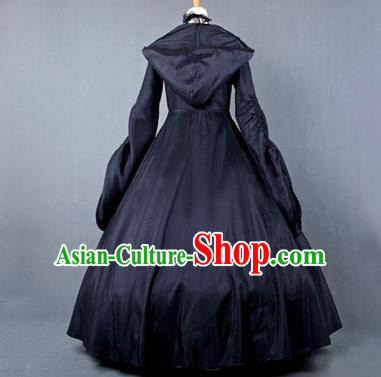 Halloween Cosplay Witch Costumes Fancy Ball Vampiress Black Dress for Women