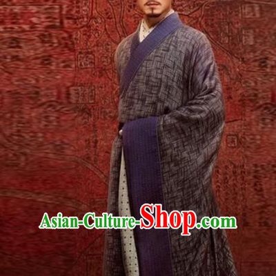 Chinese Traditional Han Dynasty Scholar Costume Ancient Drama Swordsman Hanfu Clothing for Men