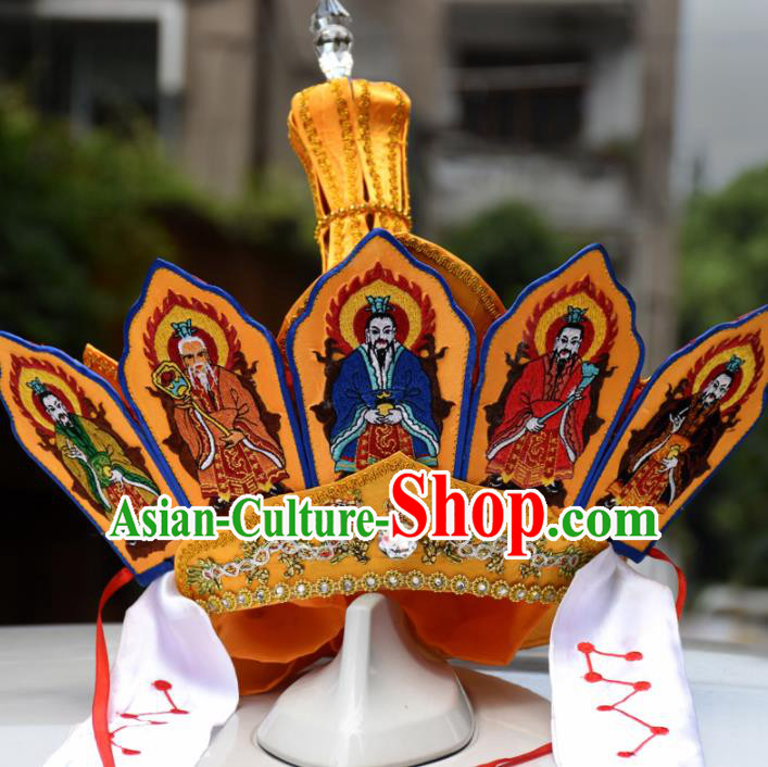 Chinese Traditional Temple Monk Hat Buddhism Abbot Headwear Chinese Traditional Temple Monk Hat Buddhism Abbot Headwear
