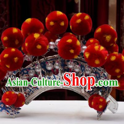 Chinese Traditional Goddess Phoenix Coronet Bodhisattva Hat Hair Accessories