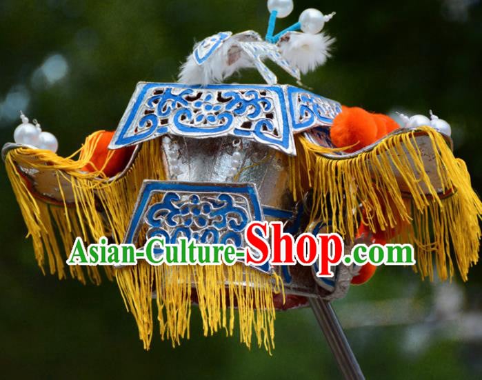 Chinese Traditional Beijing Opera Takefu Hat Ancient God Headwear Chinese Traditional Beijing Opera Takefu Hat Ancient God Headwear