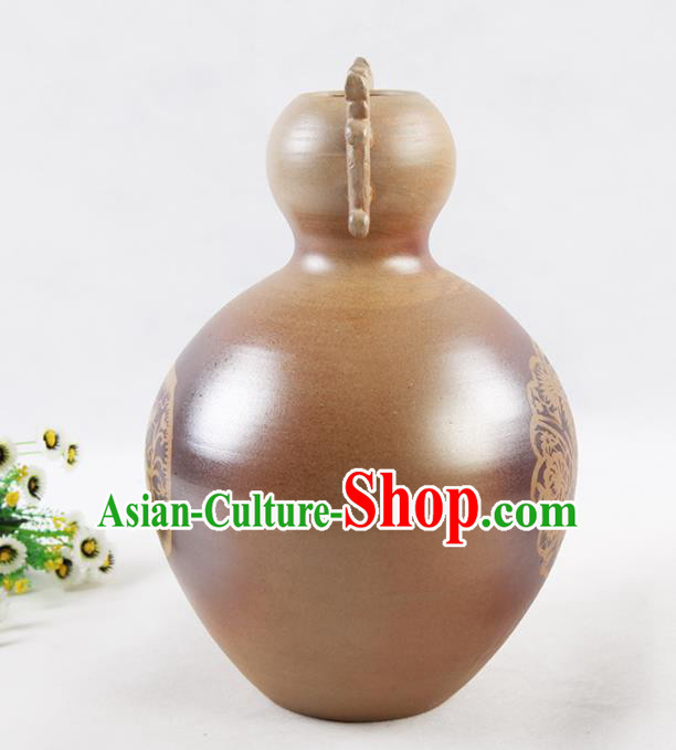 Chinese Traditional Handmade Pottery Vase Craft Chinese Traditional Handmade Pottery Vase Craft