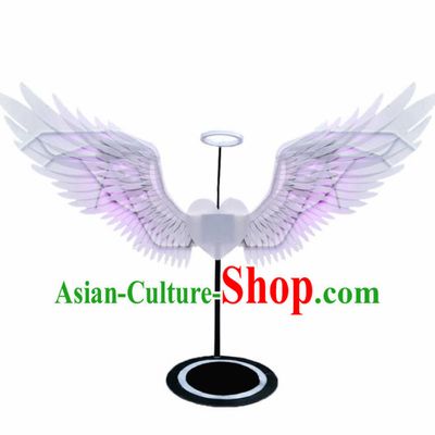 Professional Halloween Stage Show LED Light Wings Brazilian Carnival Catwalks Prop for Women