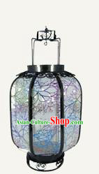 Chinese Traditional Handmade Iron Blue Palace Lantern New Year Ceiling Lamp Chinese Traditional Handmade Iron Blue Palace Lantern New Year Ceiling Lamp