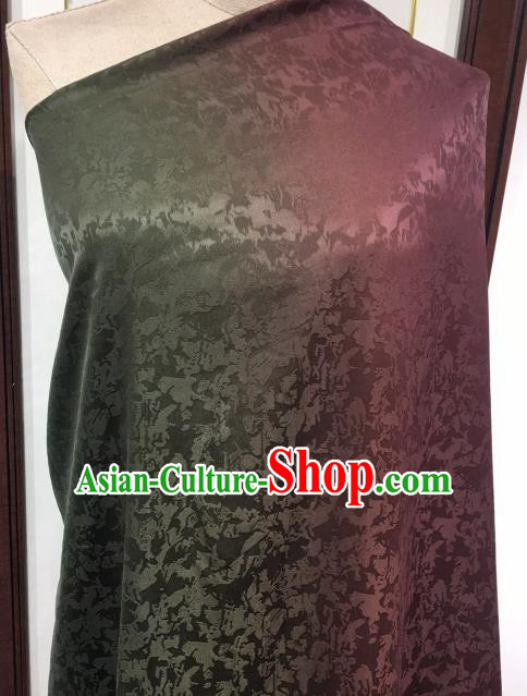 Asian Chinese Traditional Pattern Design Gradient Gambiered Guangdong Gauze Fabric Silk Material Asian Chinese Traditional Pattern Design Gradient Gambiered Guangdong Gauze Fabric Silk Material