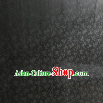 Asian Chinese Traditional Dragons Pattern Design Black Gambiered Guangdong Gauze Fabric Silk Material