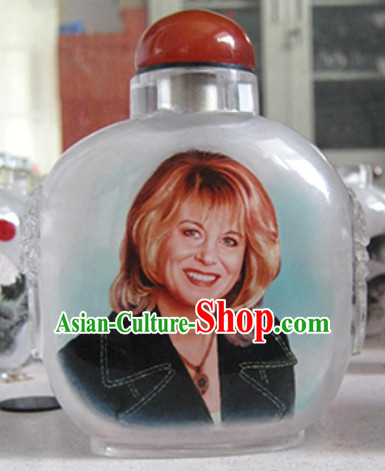 Custom Made Snuff Bottle Paint Snuff Bottles with Family Photos Personal Photo Custom Made Snuff Bottle Paint Snuff Bottles with Family Photos Personal Photo