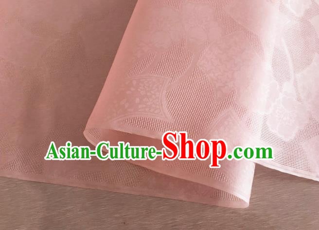 Asian Chinese Classical Pattern Design Pink Organza Jacquard Fabric Traditional Cheongsam Silk Material Asian Chinese Classical Pattern Design Pink Organza Jacquard Fabric Traditional Cheongsam Silk Material
