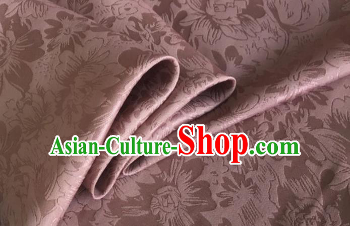 Asian Chinese Classical Rose Pattern Design Deep Pink Silk Fabric Traditional Cheongsam Material Asian Chinese Classical Rose Pattern Design Deep Pink Silk Fabric Traditional Cheongsam Material