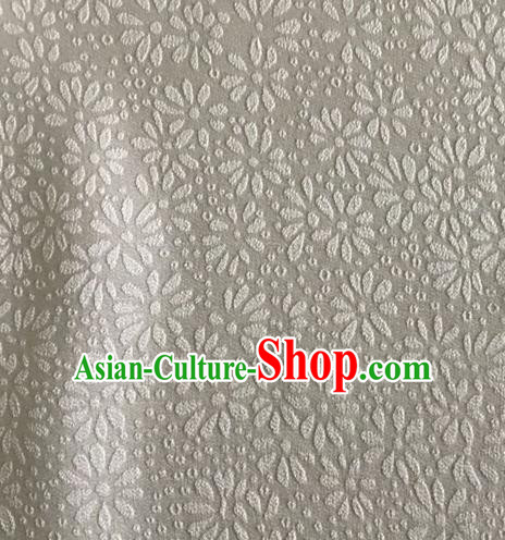 Asian Chinese Classical Jacquard Pattern Design White Brocade Fabric Traditional Cheongsam Silk Material Asian Chinese Classical Jacquard Pattern Design White Brocade Fabric Traditional Cheongsam Silk Material