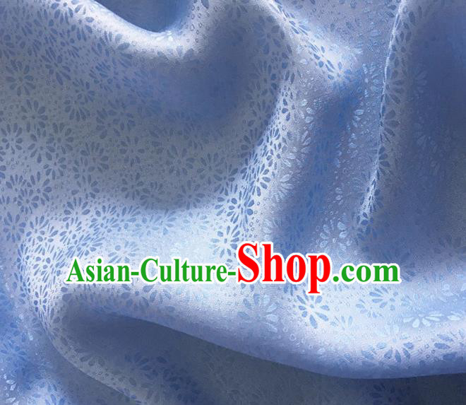 Asian Chinese Classical Jacquard Pattern Design Light Blue Brocade Fabric Traditional Cheongsam Silk Material Asian Chinese Classical Jacquard Pattern Design Light Blue Brocade Fabric Traditional Cheongsam Silk Material