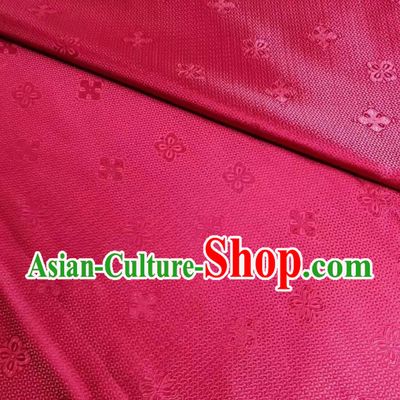 Asian Chinese Classical Pattern Design Red Silk Fabric Traditional Nanjing Brocade Material
