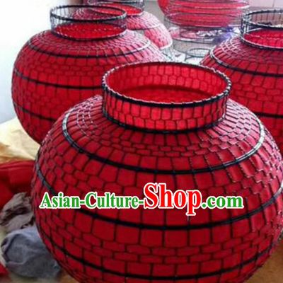 Free Worldwide Delivery Classical Red Chinese Classical Handmade Iron Mesh Lantern
