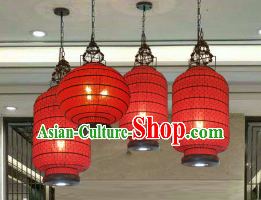 Lucky Red Chinese Classical Handmade Iron Mesh Lantern Lucky Red Chinese Classical Handmade Iron Mesh Lantern