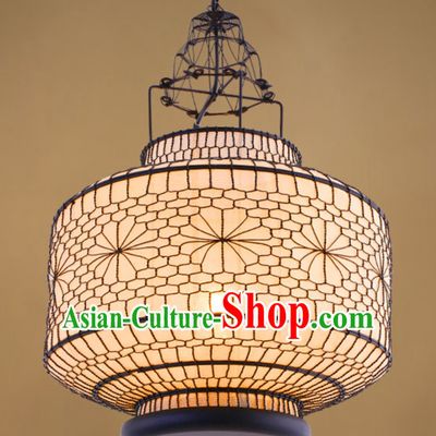 Flower Traditional Chinese Classical Handmade Iron Mesh Lantern Palace Lanterns