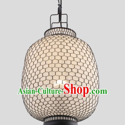 Flower Bottle Shape Traditional Chinese Classical Handmade Iron Mesh Lantern Palace Lanterns