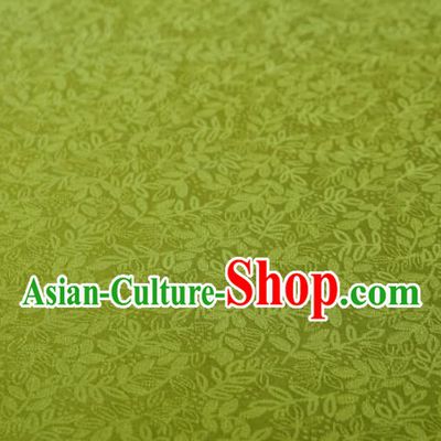 Chinese Classical Pattern Design Olive Green Mulberry Silk Fabric Asian Traditional Cheongsam Silk Material
