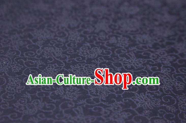 Chinese Classical Plant Pattern Design Purple Mulberry Silk Fabric Asian Traditional Cheongsam Silk Material Chinese Classical Plant Pattern Design Purple Mulberry Silk Fabric Asian Traditional Cheongsam Silk Material