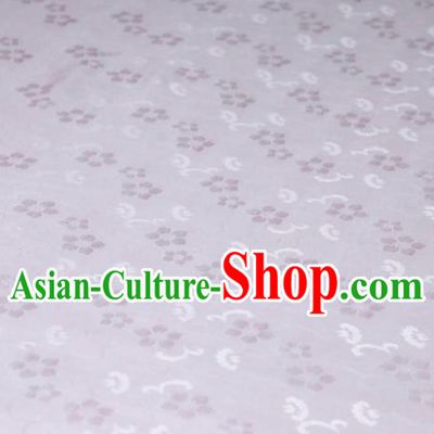 Chinese Classical Plum Pattern Design Pink Mulberry Silk Fabric Asian Traditional Cheongsam Silk Material
