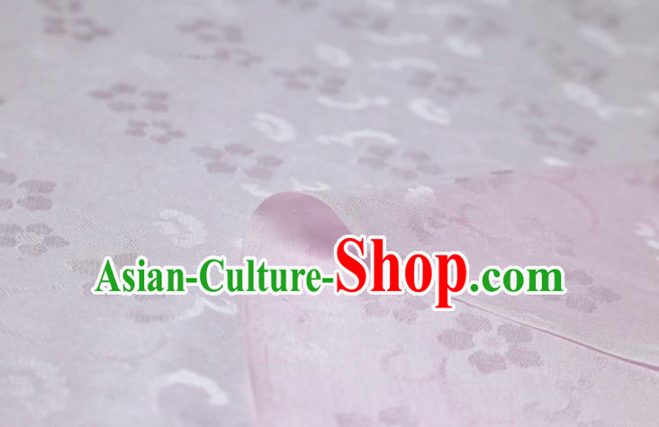 Chinese Classical Plum Pattern Design Pink Mulberry Silk Fabric Asian Traditional Cheongsam Silk Material Chinese Classical Plum Pattern Design Pink Mulberry Silk Fabric Asian Traditional Cheongsam Silk Material