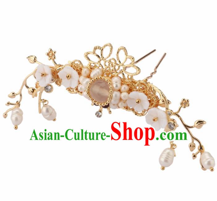 Chinese Handmade Tang Dynasty Princess Hairpins Ancient Hanfu Hair Accessories for Women Chinese Handmade Tang Dynasty Princess Hairpins Ancient Hanfu Hair Accessories for Women