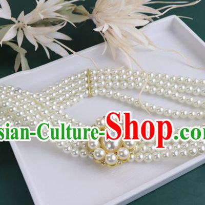 Chinese Traditional Ming Dynasty Waistband Handmade Ancient Princess Belt Jewelry Accessories for Women