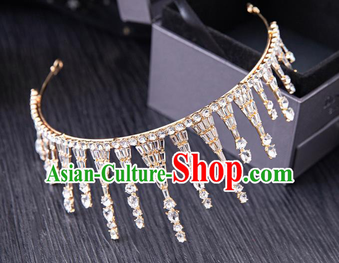 Top Handmade Wedding Bride Royal Crown Baroque Princess Hair Accessories for Women Top Handmade Wedding Bride Royal Crown Baroque Princess Hair Accessories for Women