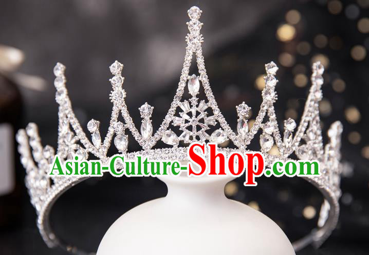 Top Handmade Wedding Bride Royal Crown Baroque Princess Hair Accessories for Women Top Handmade Wedding Bride Royal Crown Baroque Princess Hair Accessories for Women