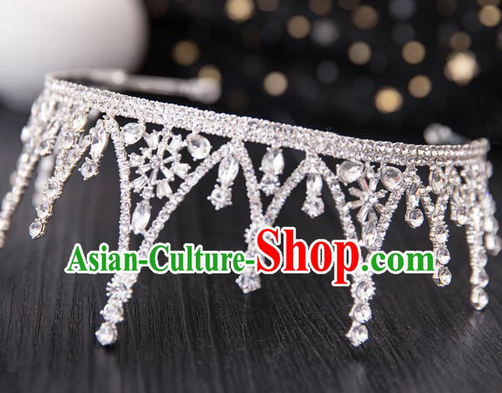 Top Handmade Wedding Bride Royal Crown Baroque Princess Hair Accessories for Women Top Handmade Wedding Bride Royal Crown Baroque Princess Hair Accessories for Women