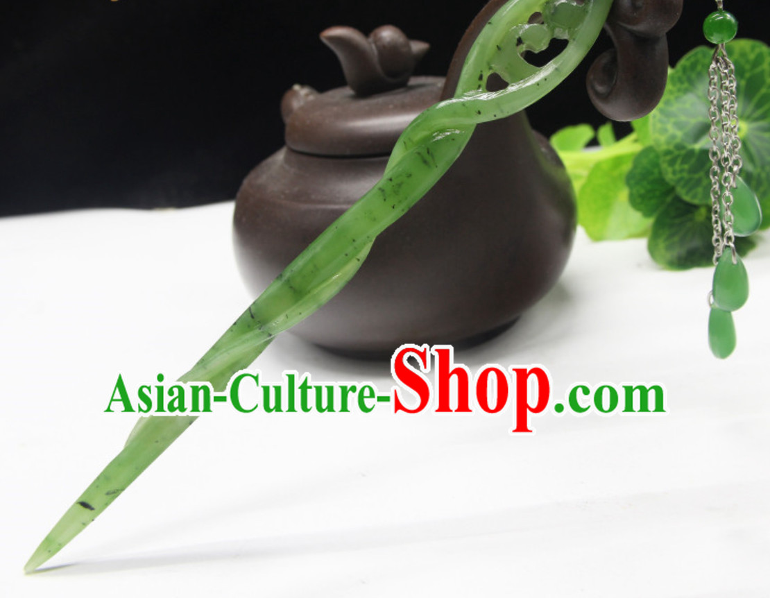 Origin of White Snake Pure Jade Hair Jewelry Origin of White Snake Pure Jade Hair Jewelry