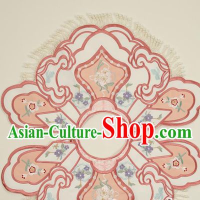 Traditional Chinese Hanfu Embroidered Tassel Cloud Shoulder Handmade Ancient Princess Cape Accessories for Women