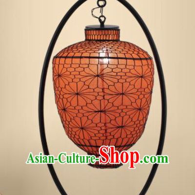 Chinese Traditional Iron Desk Lantern Handmade Lamp Palace Lanterns