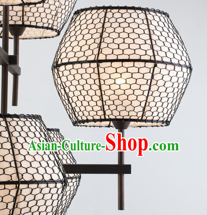 Chinese Traditional Iron Hanging Lantern Handmade New Year Lamp Palace Lanterns Chinese Traditional Iron Hanging Lantern Handmade New Year Lamp Palace Lanterns