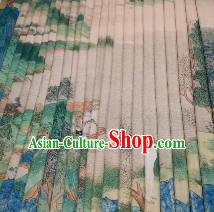 Chinese Traditional Classical Pattern Flax Fabric Silk Fabric Hanfu Dress Material Chinese Traditional Classical Pattern Flax Fabric Silk Fabric Hanfu Dress Material
