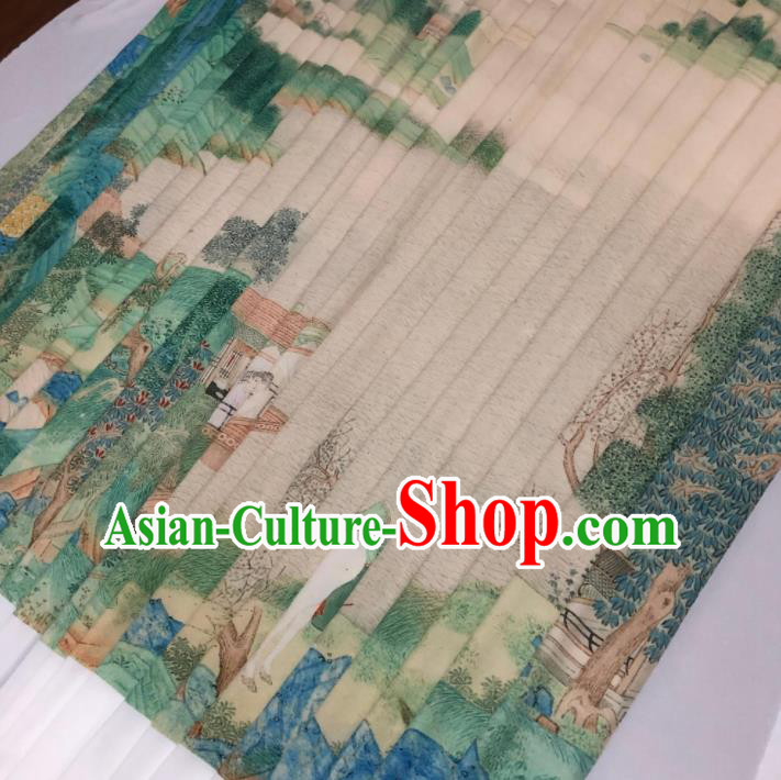 Chinese Traditional Classical Pattern Flax Fabric Silk Fabric Hanfu Dress Material Chinese Traditional Classical Pattern Flax Fabric Silk Fabric Hanfu Dress Material