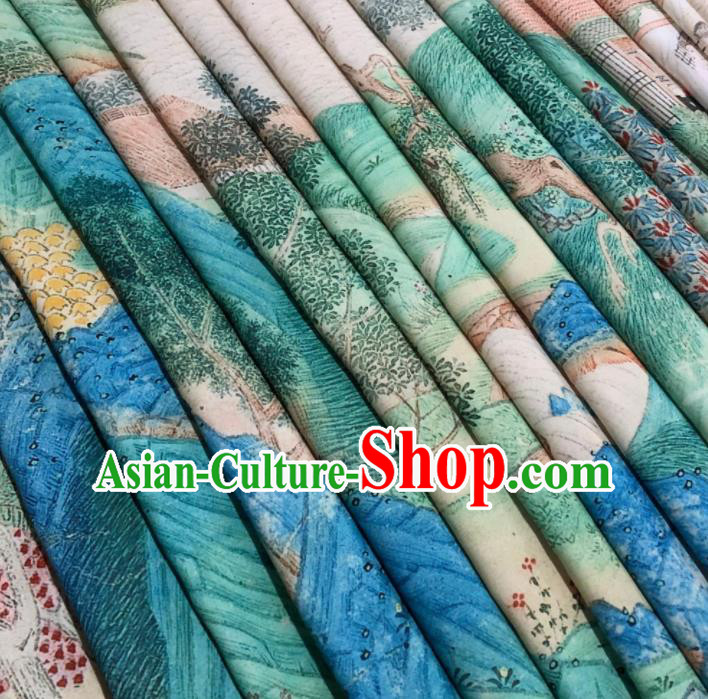 Chinese Traditional Classical Pattern Flax Fabric Silk Fabric Hanfu Dress Material Chinese Traditional Classical Pattern Flax Fabric Silk Fabric Hanfu Dress Material