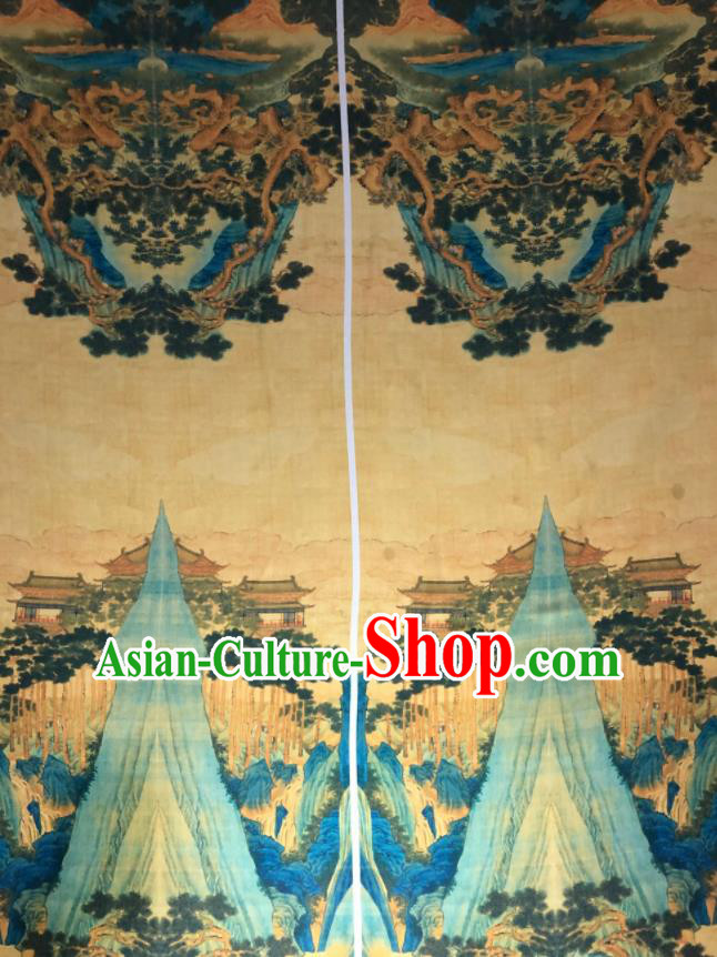Chinese Traditional Classical Immortals Pattern Flax Fabric Silk Fabric Hanfu Dress Material Chinese Traditional Classical Immortals Pattern Flax Fabric Silk Fabric Hanfu Dress Material