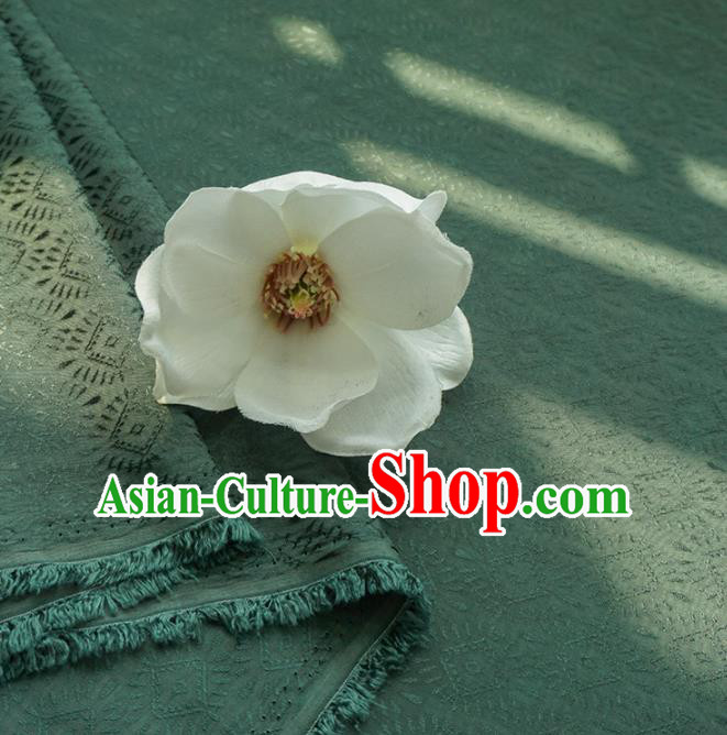 Chinese Traditional Classical Pattern Atrovirens Cotton Fabric Imitation Silk Fabric Hanfu Dress Material Chinese Traditional Classical Pattern Atrovirens Cotton Fabric Imitation Silk Fabric Hanfu Dress Material